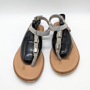 Sorel Black and Gray Women's Sandals